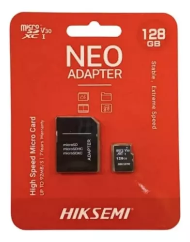 MICRO SD 128GB HIKSEMI CLASE 10
