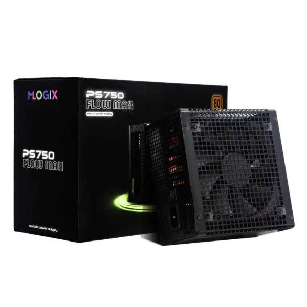 Fuente 750W M-LOGIX Flow MAX 80 PLUS Bronce