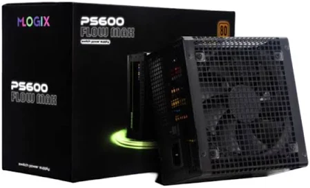 Fuente 600W M-LOGIX Flow MAX 80 PLUS Bronce